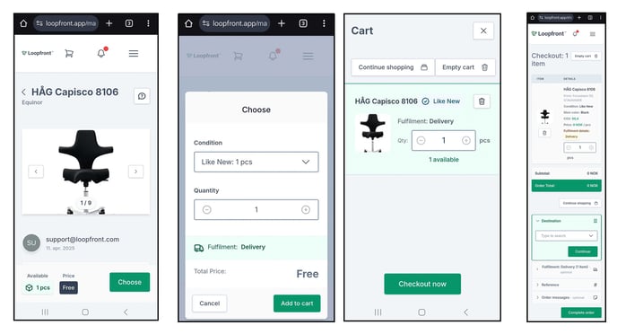 order checkout